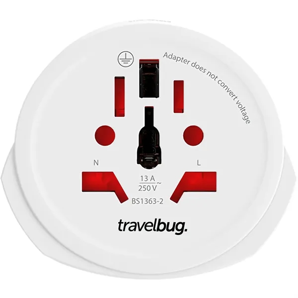 White (Wh) color option for Skross World To Europe Travel Adaptor