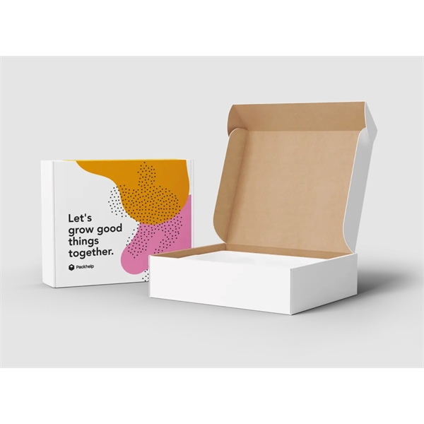 Custom color option for 12"X 9"X 4" E Flute Custom Display Mailer Box