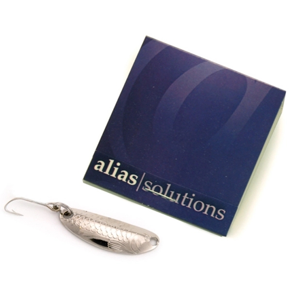Nickel Silver color option for Nickel Plated Minnow Fishing Lure In Matchbook
