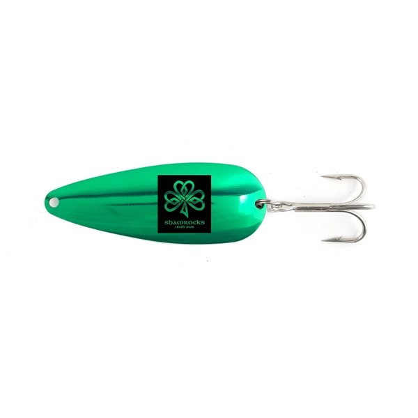 Candy Green color option for Large Spoon Fishing Lure