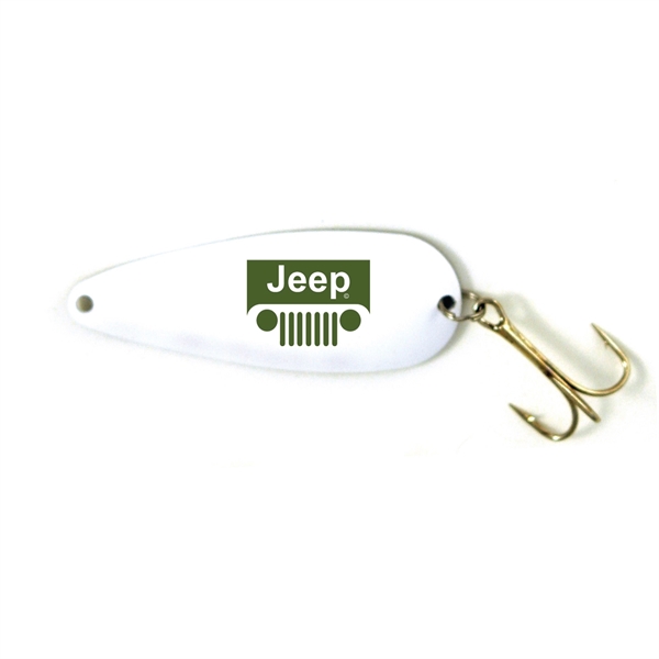 White color option for Large Spoon Fishing Lure