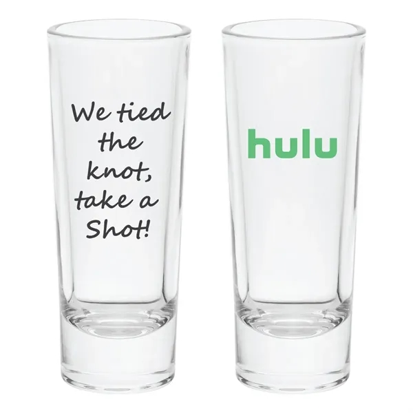 Clear color option for 2 Oz. Double Shot Glass