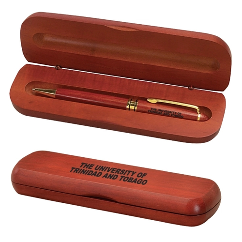 Main photo of Rosewood Case With Pen Gift Set