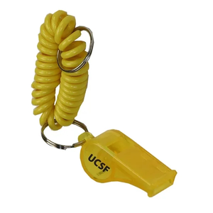 Photo of Clearance! Translucent Wrist Coil With Whistle Keyring