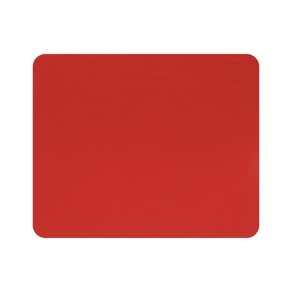 Red color option for Soft Rubber And Jersey Mouse Pad