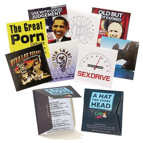 Main photo of Condom Wallet Package With 4 Color Process Printing