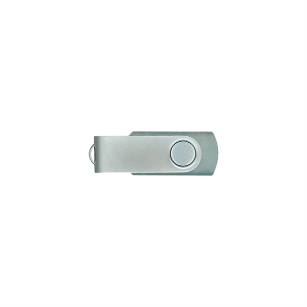Silver color option for Steel Swiveling Usb Flash Drive (1 Gb   32 Gb+)