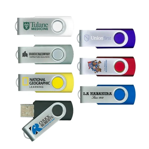 Main photo of Steel Swiveling Usb Flash Drive (1 Gb   32 Gb+)