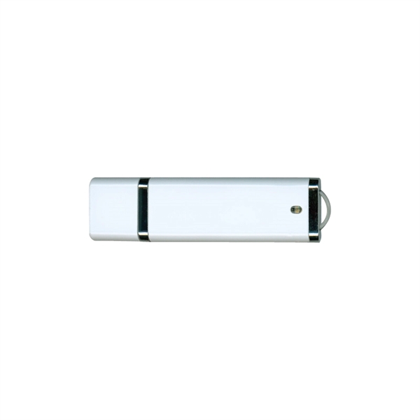 White color option for Rectangular Usb Flash Drive (1 Gb   32 Gb+)