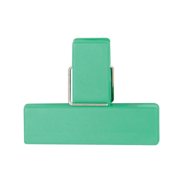 Green color option for Small Bag Clip With Magnetic Back