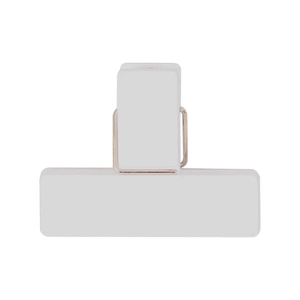 White color option for Small Bag Clip With Magnetic Back