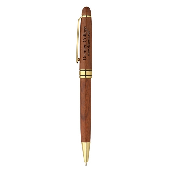 Rosewood color option for The Milano Blanc Rosewood Ballpoint Pen