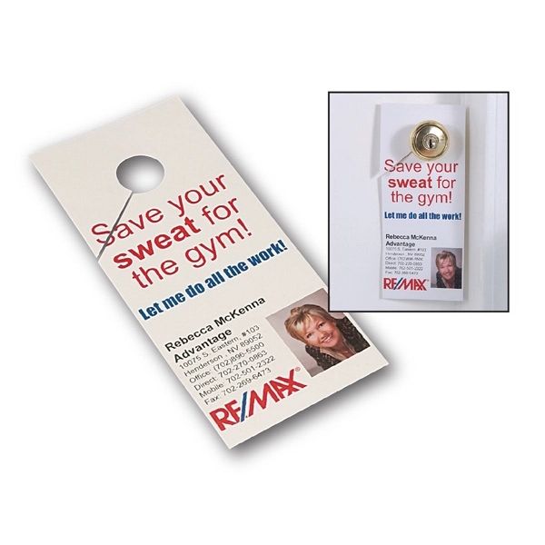 White color option for 11 Pt. Glossy Door Card Hanger