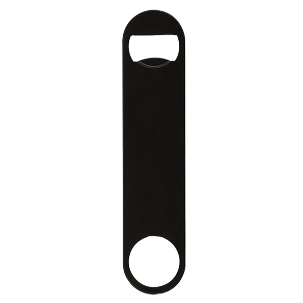 Black color option for Paddle Style Powder Coated Steel Bottle Opener