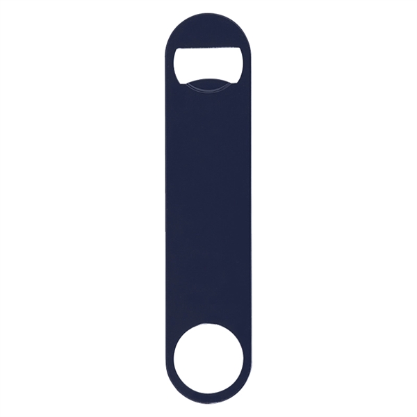 Navy Blue color option for Paddle Style Powder Coated Steel Bottle Opener