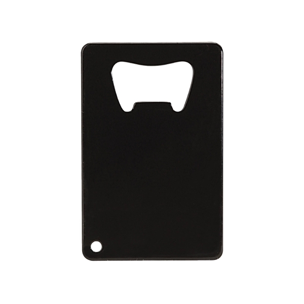 Black color option for Credit Card Powder Coated Bottle Opener