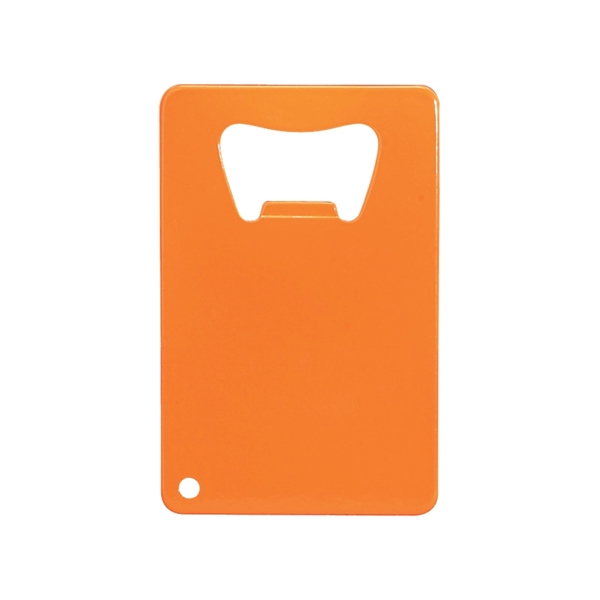 Orange color option for Credit Card Powder Coated Bottle Opener