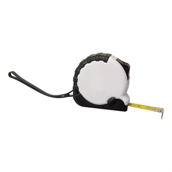 White color option for Heavy Duty Tape Measure With Rubber Trim