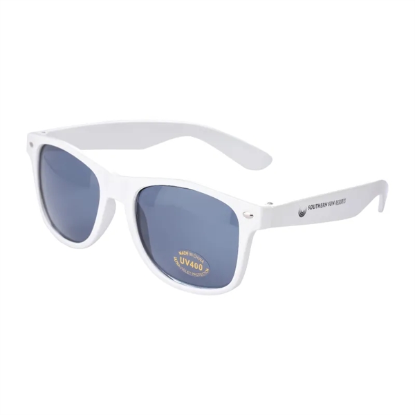 White color option for Blues Retro Style Sunglasses