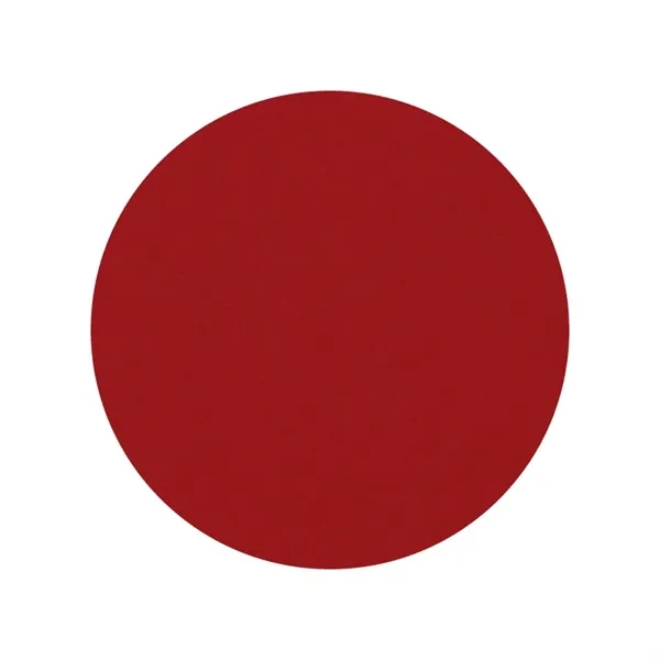 Red color option for Round Soft Rubber & Jersey Skid Resistant Neoprene Coaster