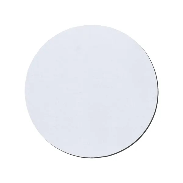 White color option for Round Soft Rubber & Jersey Skid Resistant Neoprene Coaster