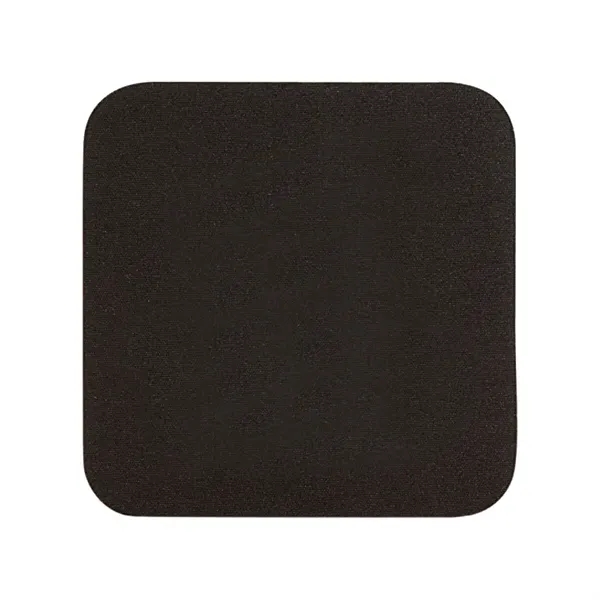 Black color option for Square Soft Rubber & Jersey Skid Resistant Neoprene Coaster