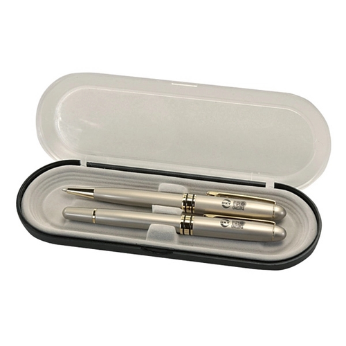 Main photo of Clearance Item! Plastic See Through Double Pen Box
