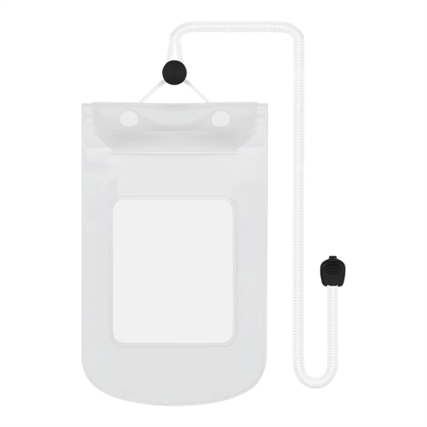 Translucent White color option for Waterproof Smartphone Dry Bag Pouch