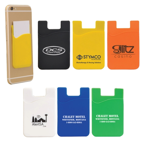 Main photo of Clearance! Slim Silicone Smartphone Mobile Wallet