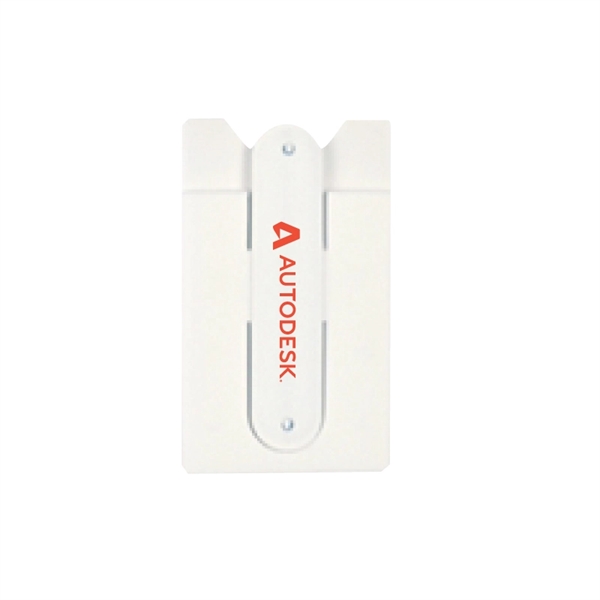 White color option for Clearance Item! Silicone Smartphone Wallet & Stand