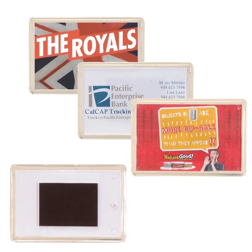Main photo of Acrylic Casing Magnet W/ 4 Color Process Insert (Cmyk)