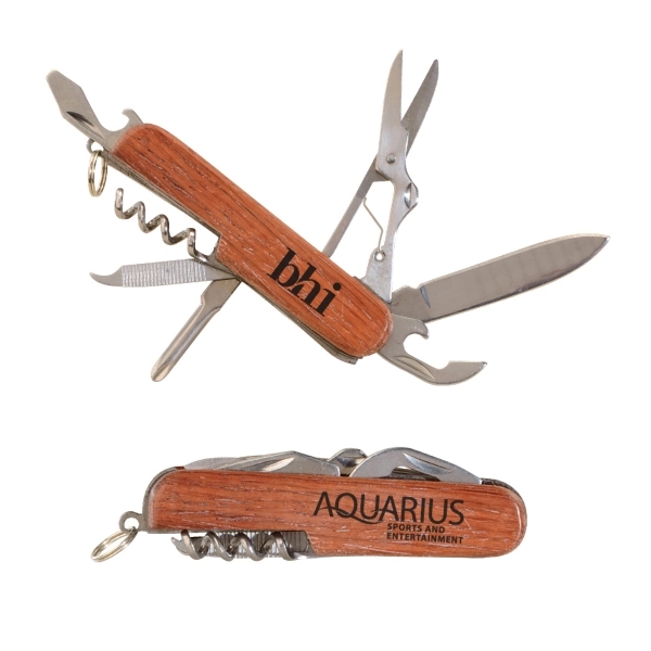 Other color option for Rosewood Multi Function Pocket Utility Knife/Tool
