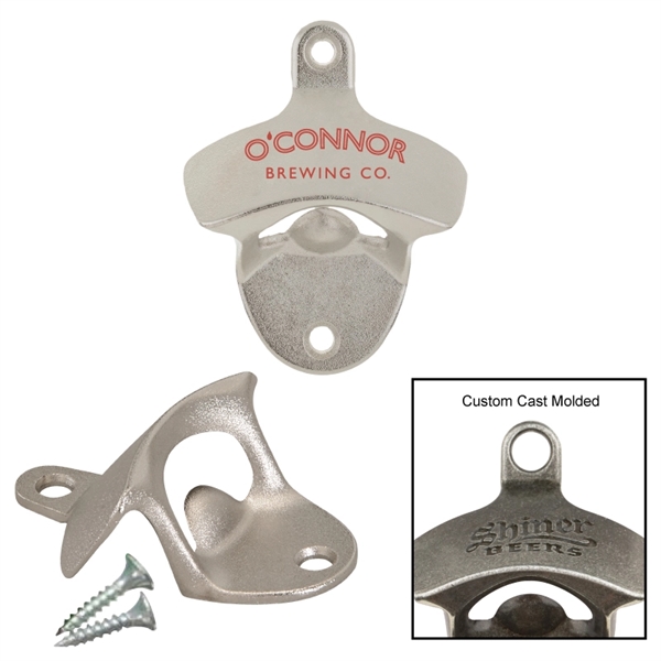 Stainless Steel color option for Wendell Wall Mounted Bottle Opener