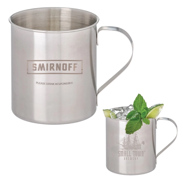 Silver color option for Tibacha Stainless Steel Moscow Mule Mug