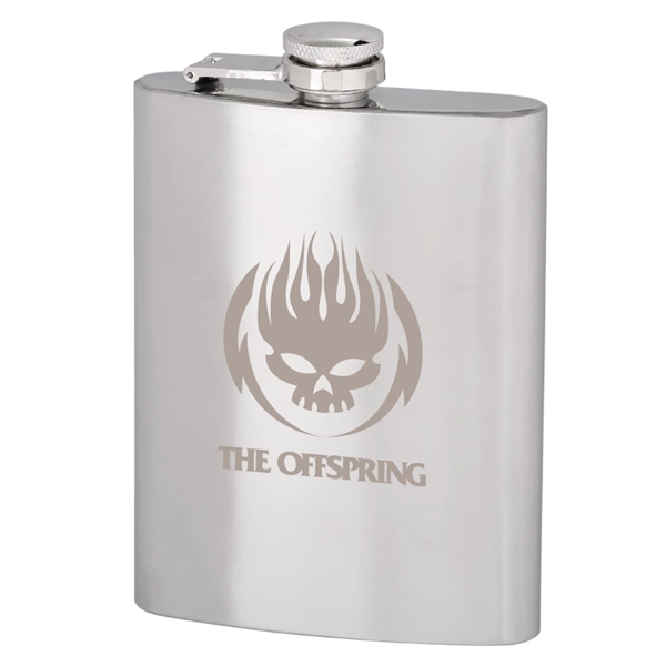 Silver color option for 8 Oz. Stainless Steel Hip Flask