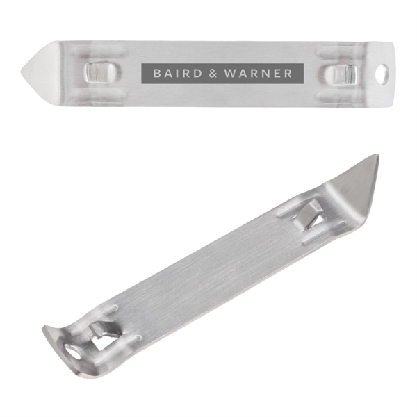 Silver color option for Church Key Bottle Opener & Can Tapper