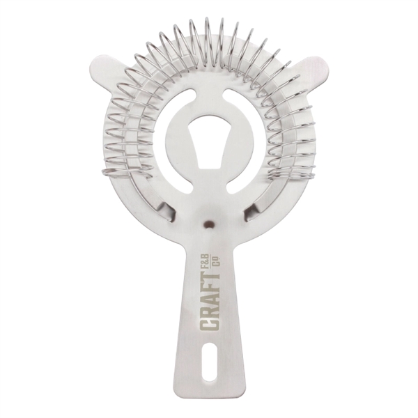 Silver color option for Stainless Steel Cocktail Strainer
