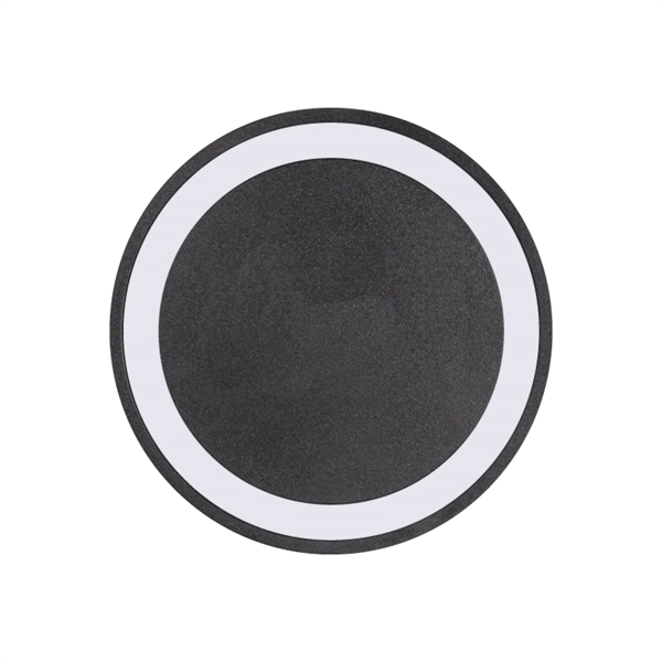 White color option for 10w Black Qi Wireless Puck Smartphone Charging Pad 10 Watt