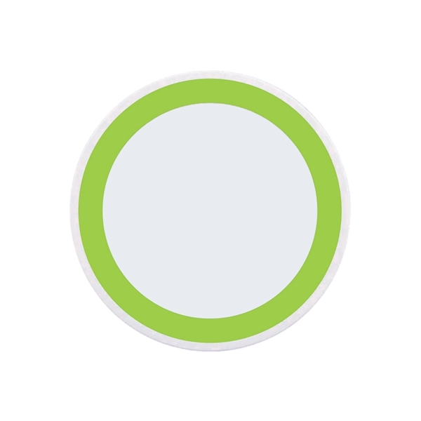 Green color option for 10w White Qi Wireless Puck Smartphone Charging Pad 10 Watt