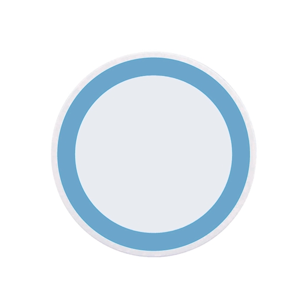 Light Blue color option for 10w White Qi Wireless Puck Smartphone Charging Pad 10 Watt