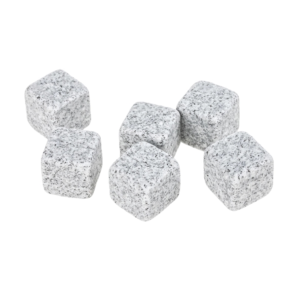 Gray color option for 6 Pack Whiskey Marble Stones