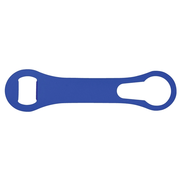 Blue color option for Dog Bone Powder Coated Bottle Opener W/Pour Spout Remover