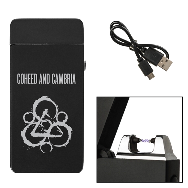 Black color option for Usb Rechargeable Arc Plasma Lighter