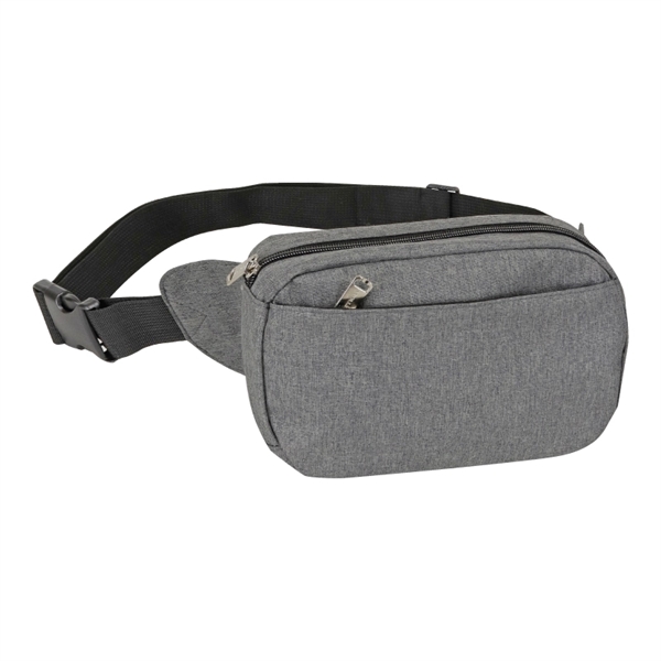 Gray color option for Heather 3 Zipper Fanny Waist Pack