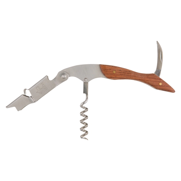 Wood color option for Super Duty Waiter's Corkscrew Wine Bottle Opener