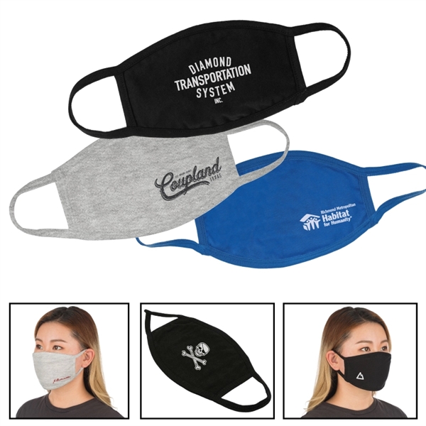 White color option for Clearance! Standard Reusable Cotton Face Mask
