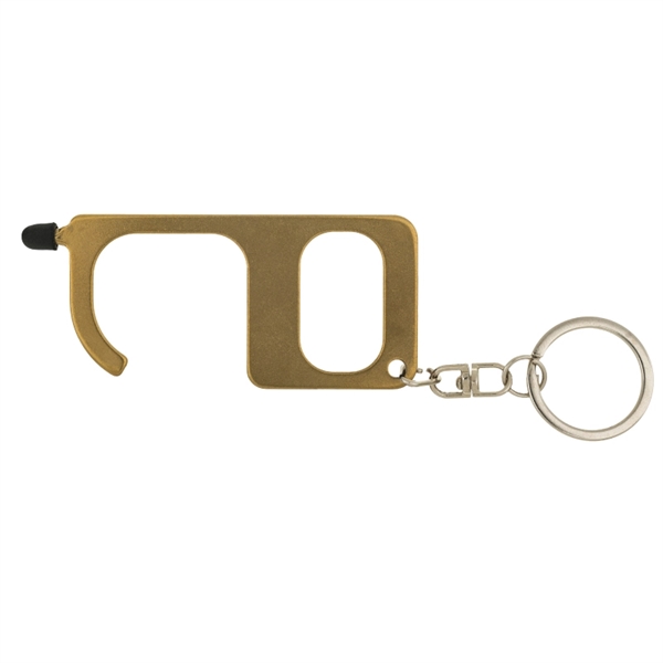 Gold color option for Clearance! Sanitary Touchless Door Opener Tool W/Stylus Tip