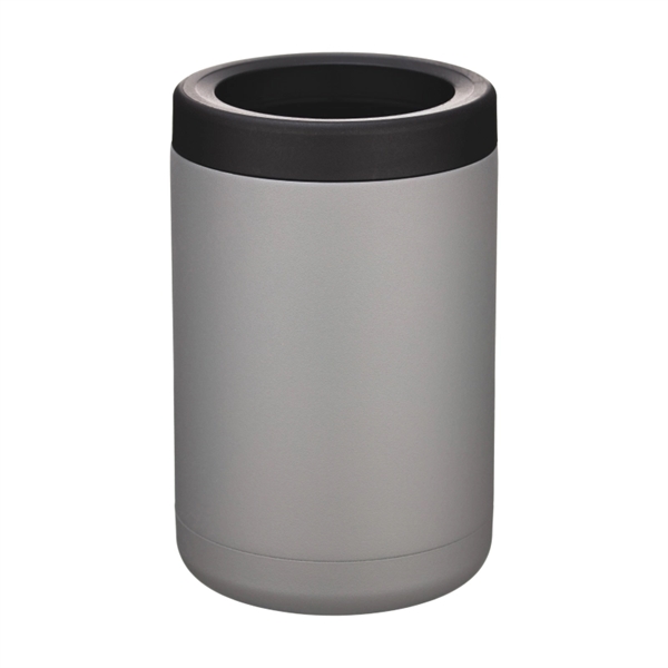 Gray color option for Powder Coated 2 In 1 Vacuum Insulated Can Holder And Tumbler
