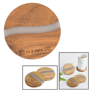 Photo of Acacia Wood & Resin Coaster