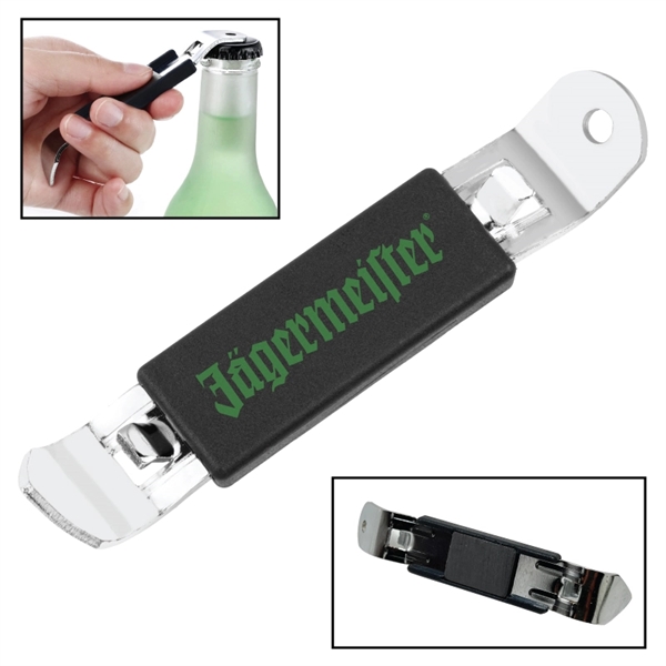 Black color option for Magnetic Church Key Bottle Opener Can Tapper